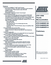DataSheet AT91SAM9XE128 pdf